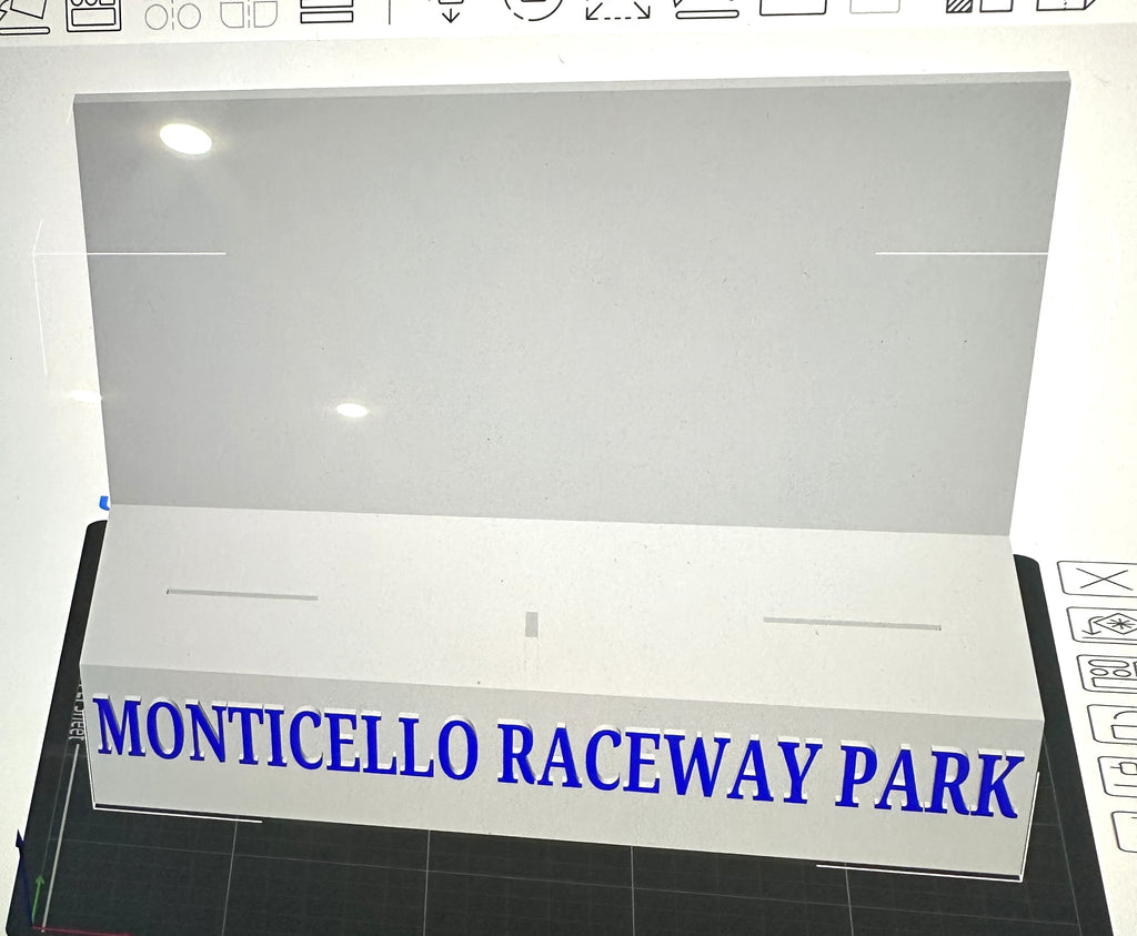 Custom One-Off Drag Raceway Podium for "S.B."