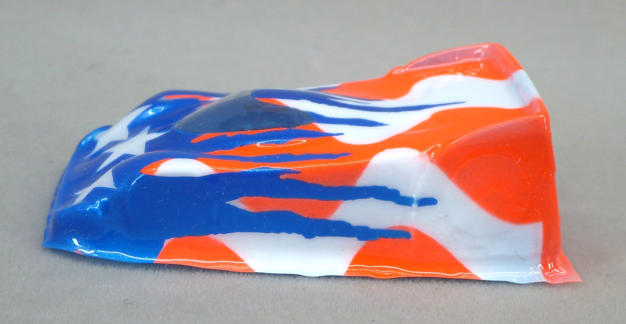Stars and Stripes (design #1) - Professionally Painted Lexan HO Slot Car Body