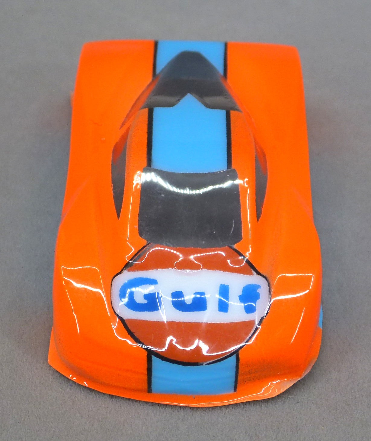Gulf Car (Orange) - Professionally Painted Lexan HO Slot Car Body