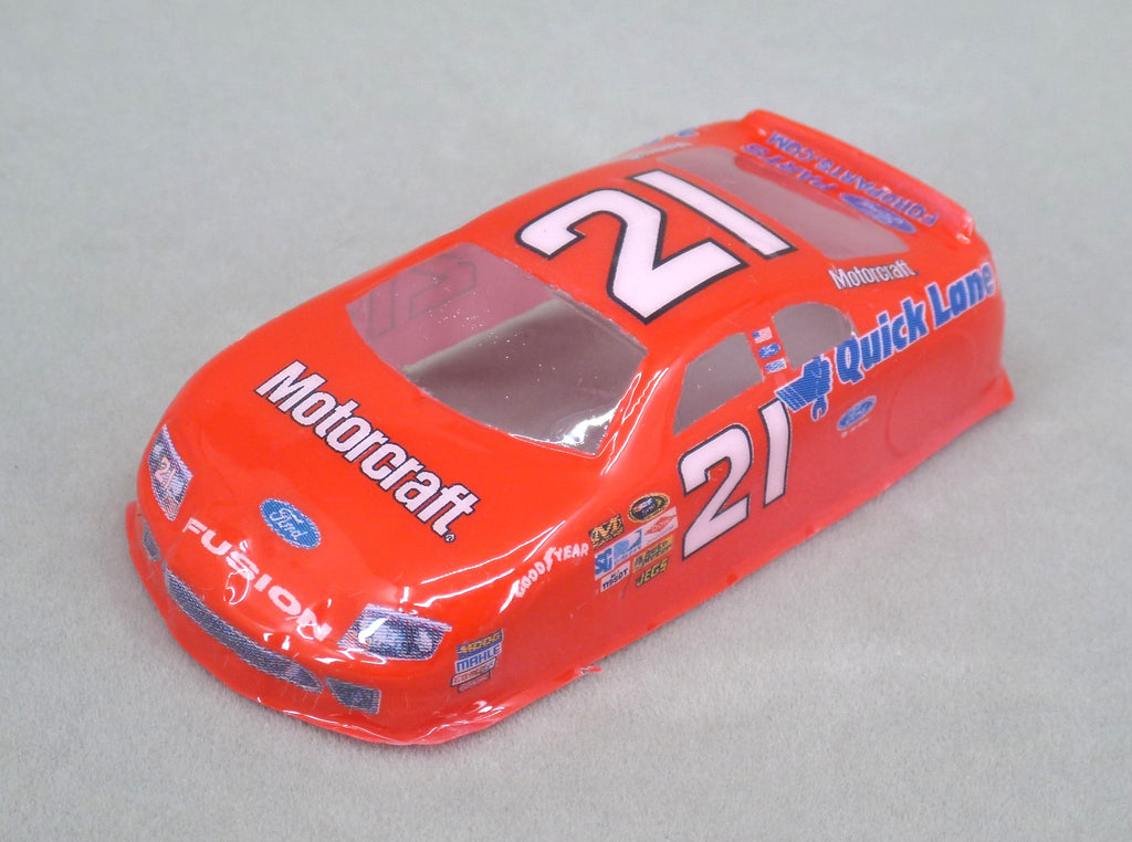 NASCAR (Motorcraft) - Professionally Painted Lexan HO Slot Car Body