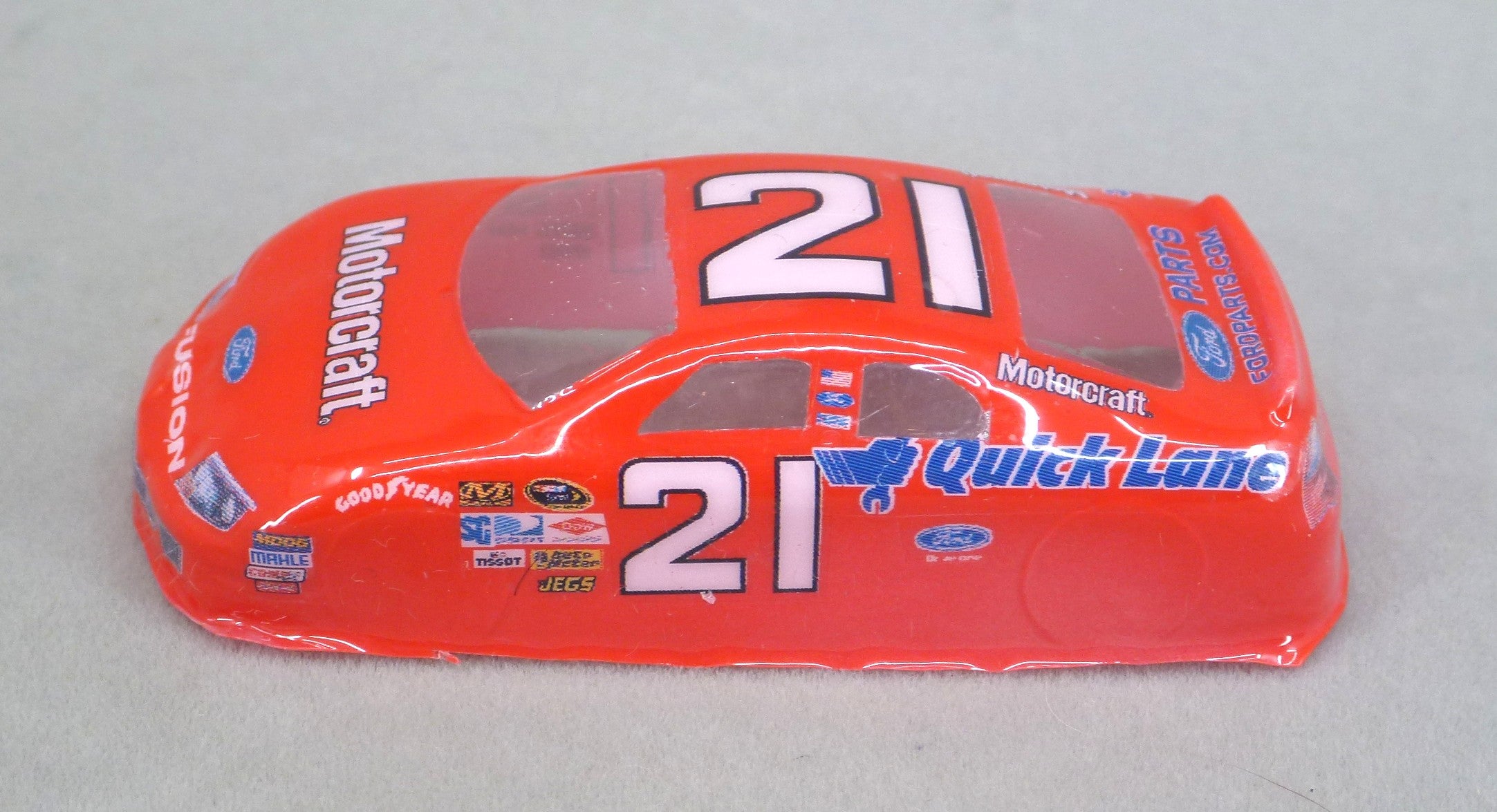 NASCAR (Motorcraft) - Professionally Painted Lexan HO Slot Car Body