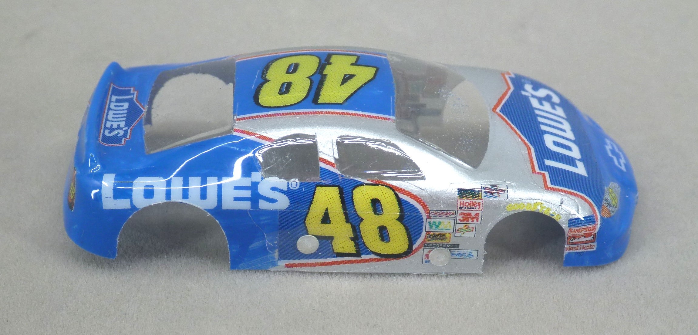 NASCAR (Lowe's) - Professionally Painted Lexan HO Slot Car Body