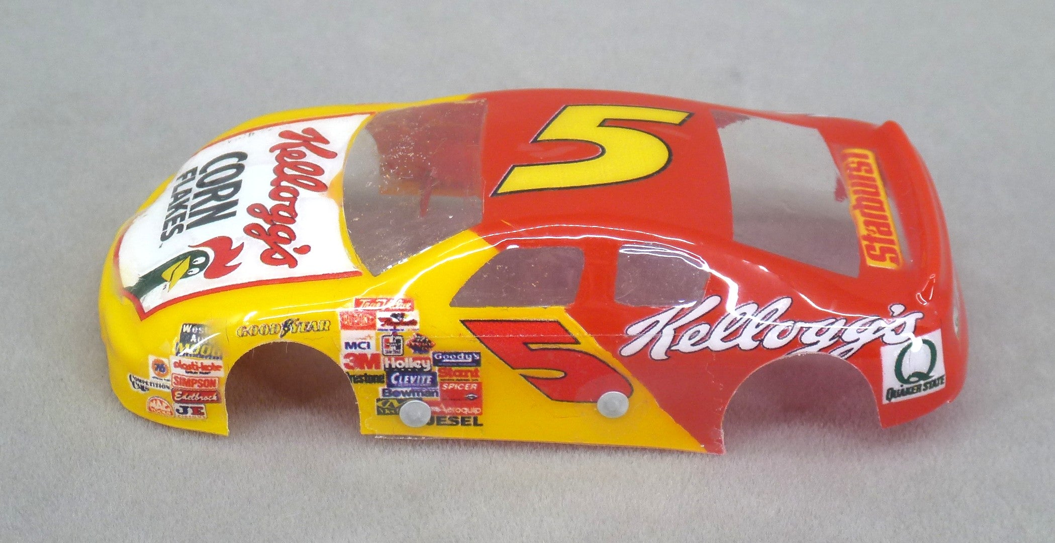 NASCAR (Corn Flakes) - Professionally Painted Lexan HO Slot Car Body