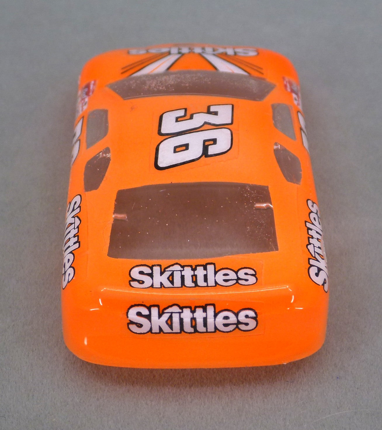 NASCAR (Skittles) - Professionally Painted Lexan HO Slot Car Body