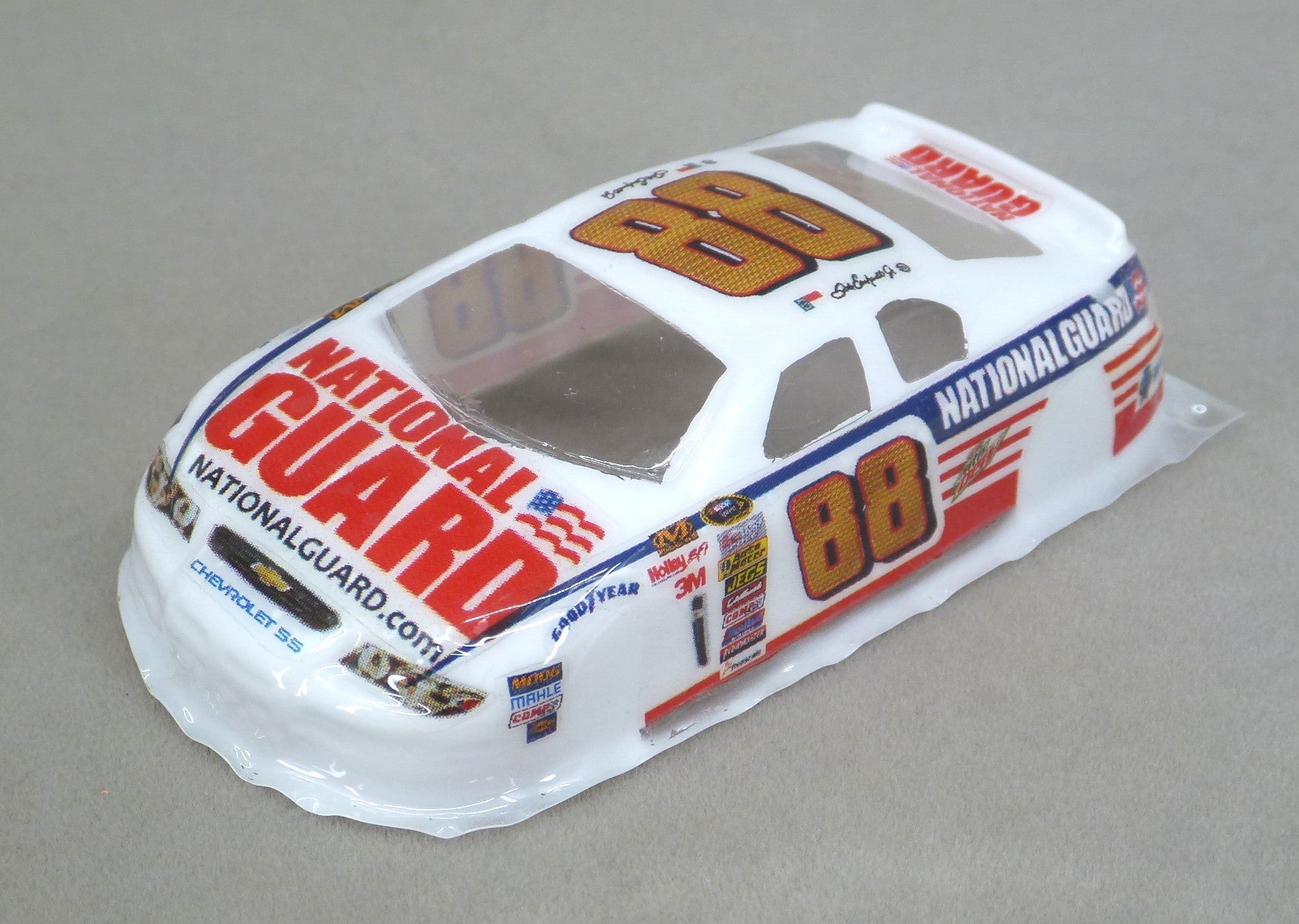 NASCAR (National Guard) - Professionally Painted Lexan HO Slot Car Body