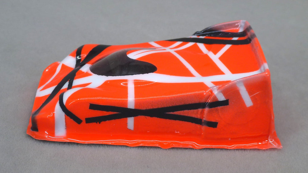 Helter Skelter Car (Red) - Professionally Painted Lexan HO Slot Car Body