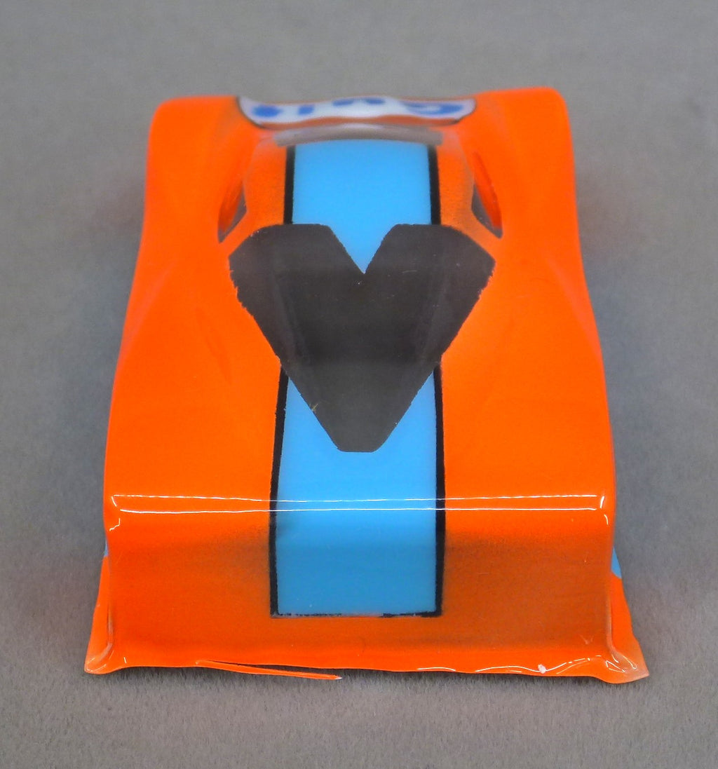 Gulf Car (Orange) - Professionally Painted Lexan HO Slot Car Body