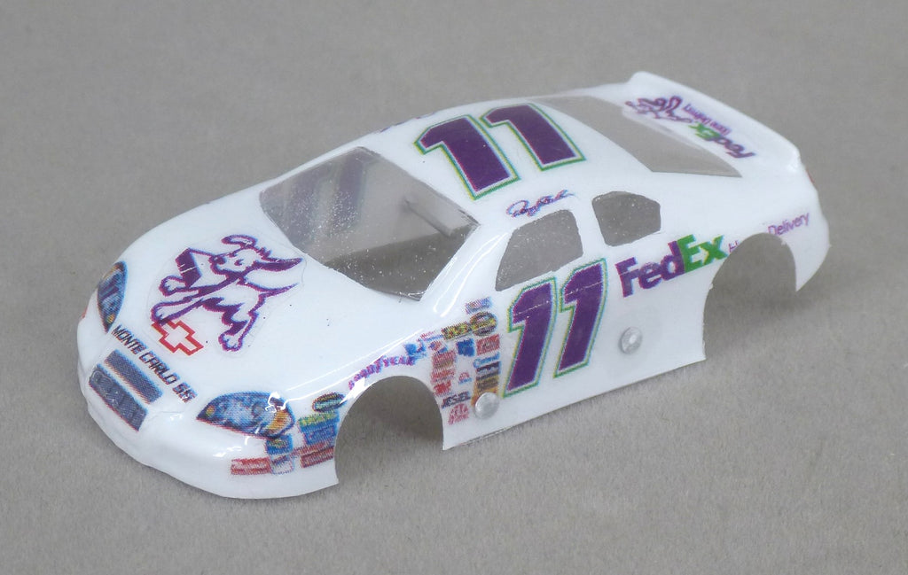 NASCAR (FedEx) - Professionally Painted Lexan HO Slot Car Body