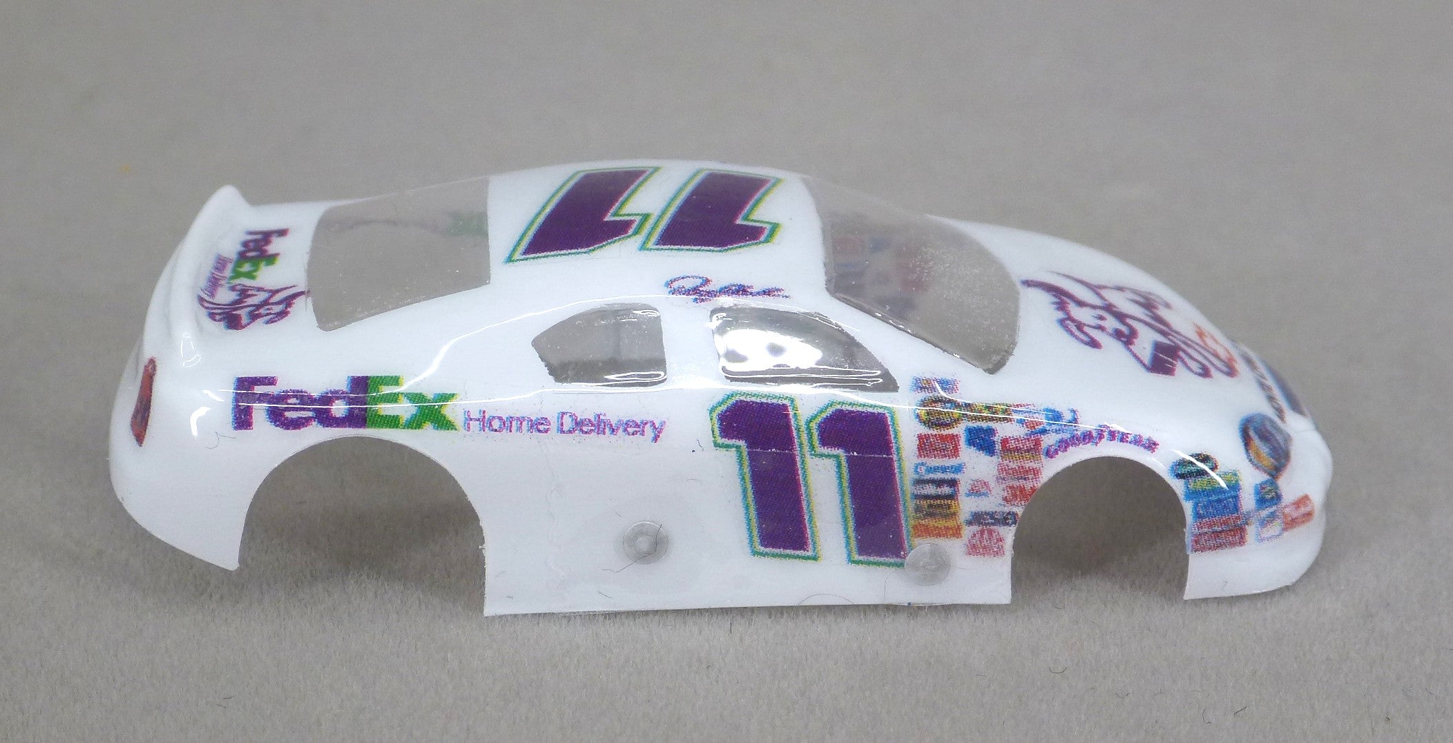 NASCAR (FedEx) - Professionally Painted Lexan HO Slot Car Body
