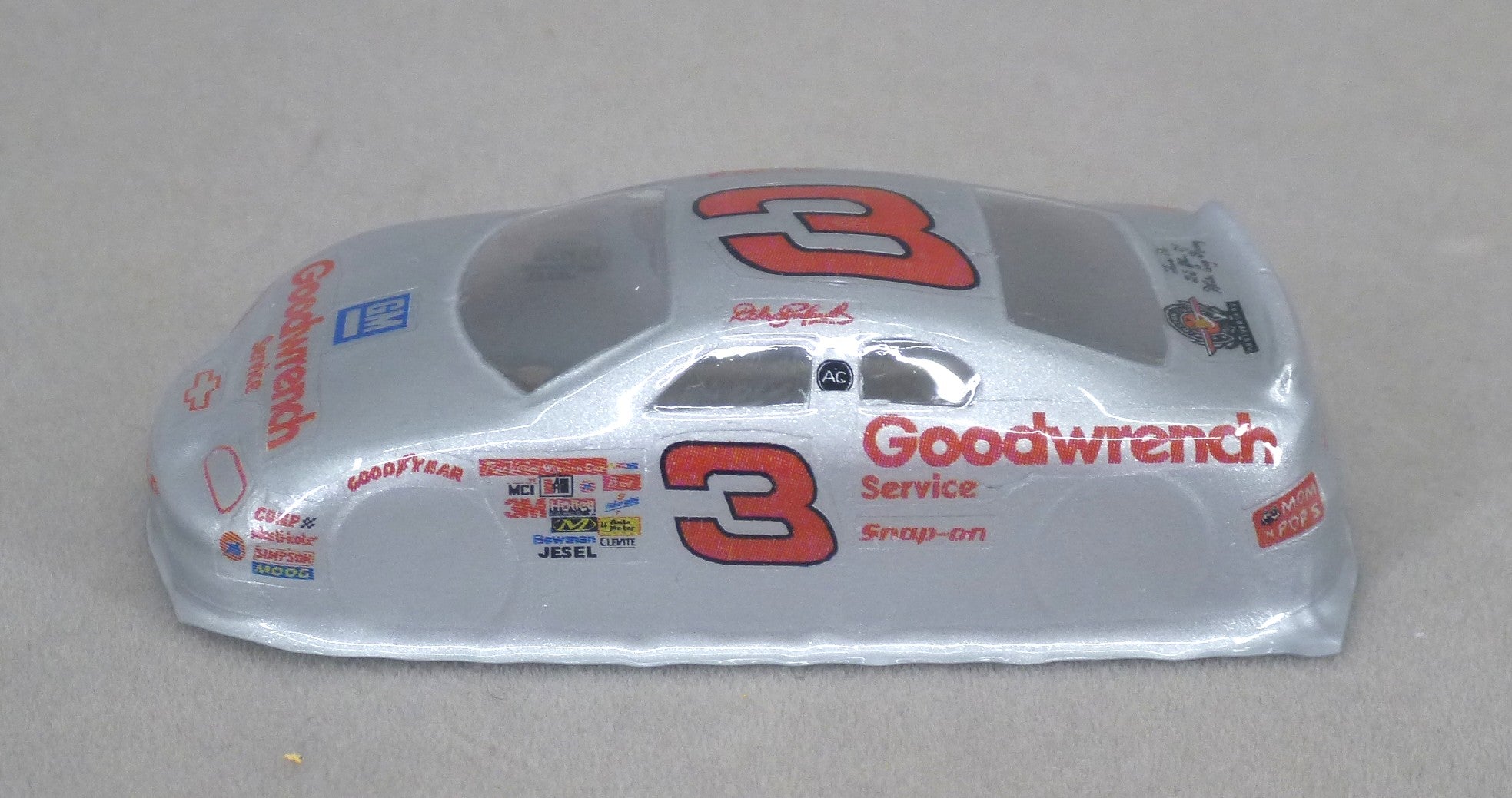 NASCAR (Goodwrench #3) - Professionally Painted Lexan HO Slot Car Body