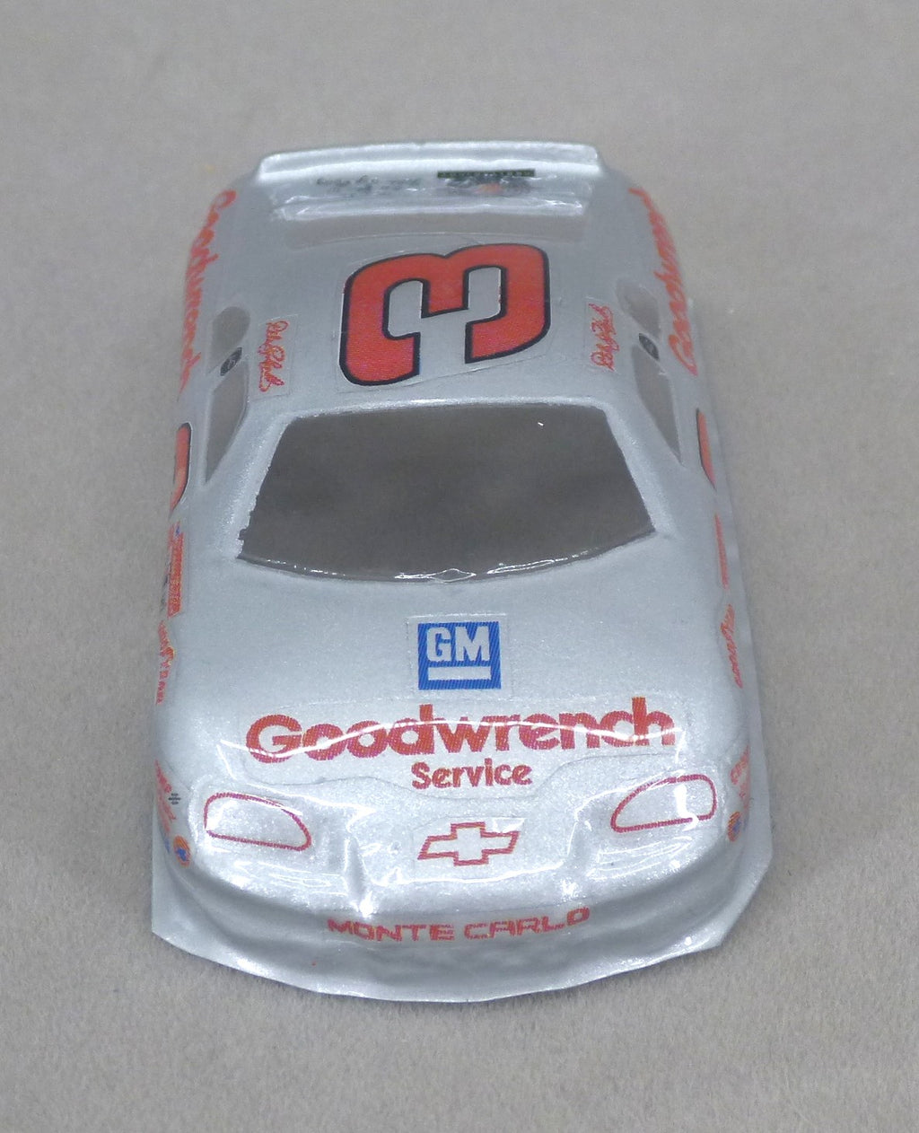 NASCAR (Goodwrench #3) - Professionally Painted Lexan HO Slot Car Body