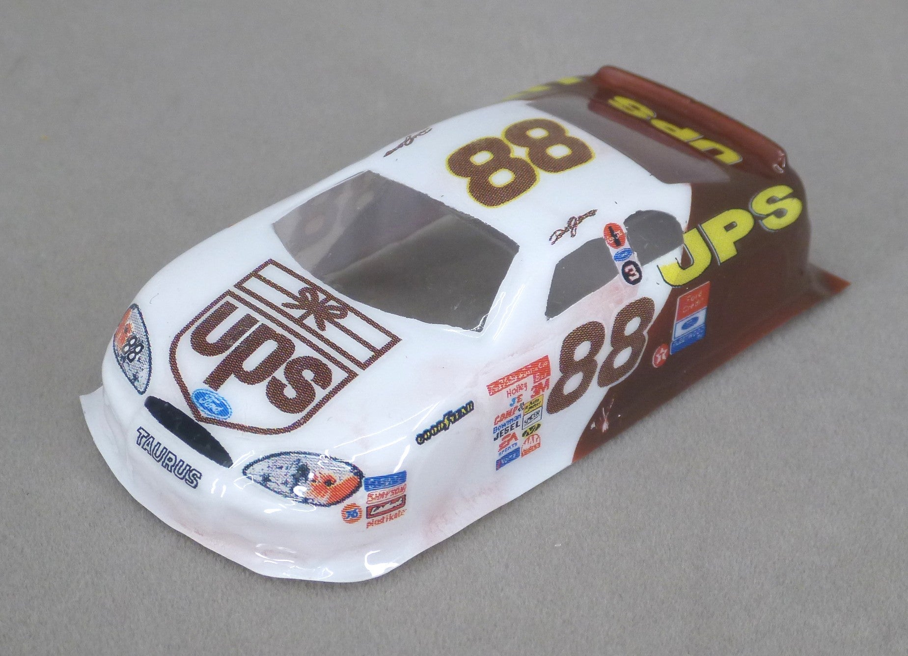 NASCAR (UPS) - Professionally Painted Lexan HO Slot Car Body