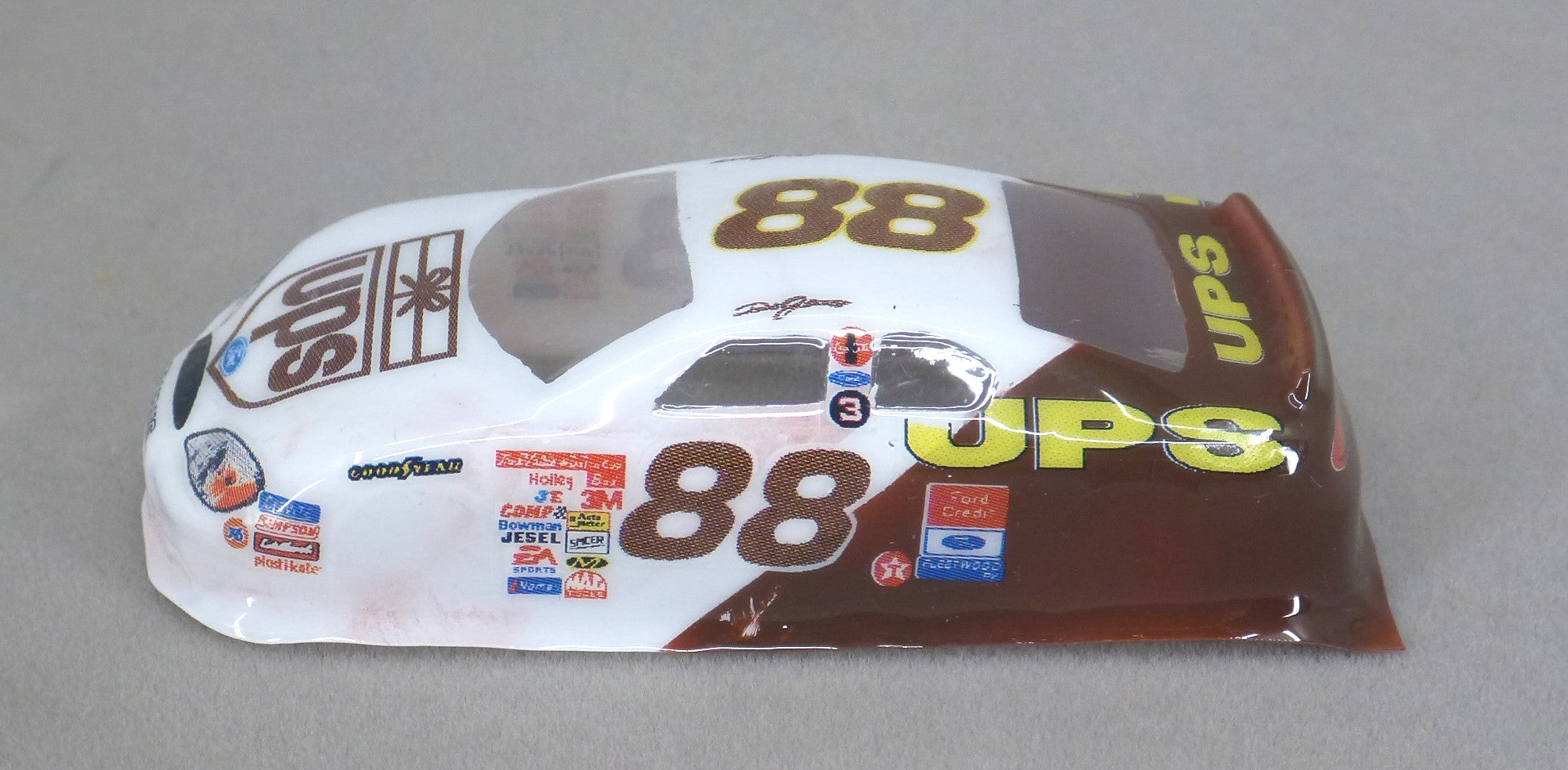 NASCAR (UPS) - Professionally Painted Lexan HO Slot Car Body