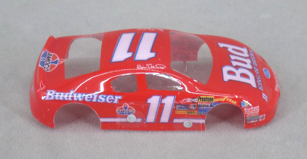 NASCAR (Bud) - Professionally Painted Lexan HO Slot Car Body