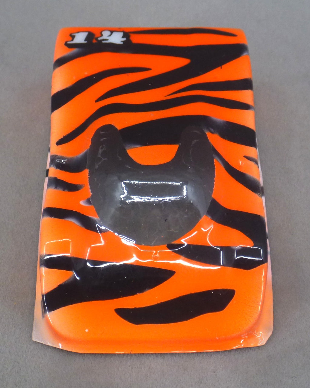 Tiger Pattern (Orange & Black) - Professionally Painted Lexan HO Slot Car Body