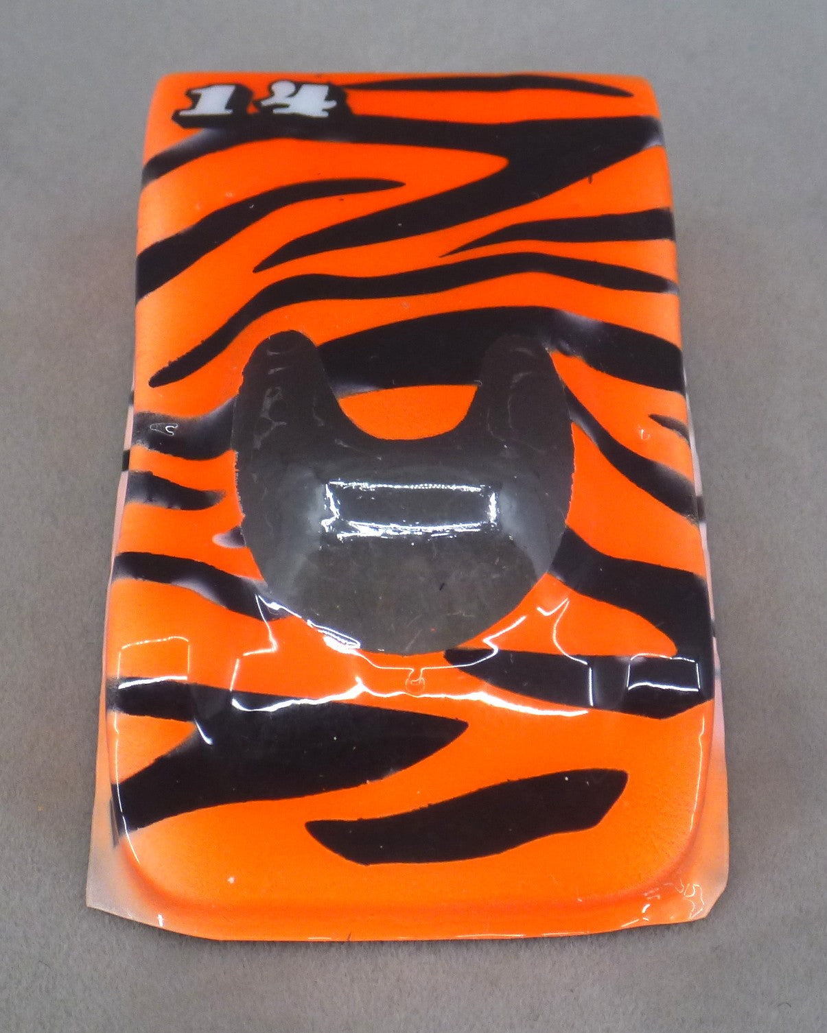 Tiger Pattern (Orange & Black) - Professionally Painted Lexan HO Slot Car Body