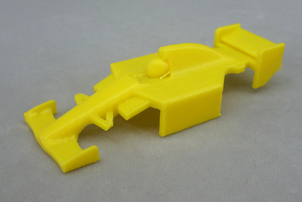 3D Printed Indy Car Hard Body - Yellow