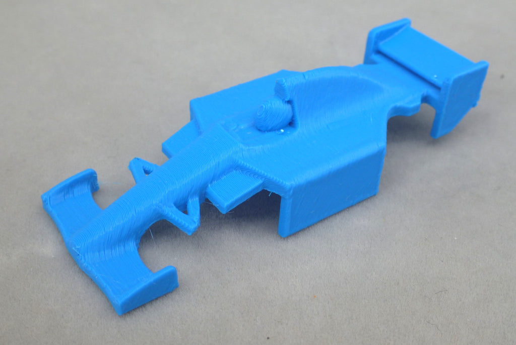 3D Printed Indy Car Hard Body - Medium Blue
