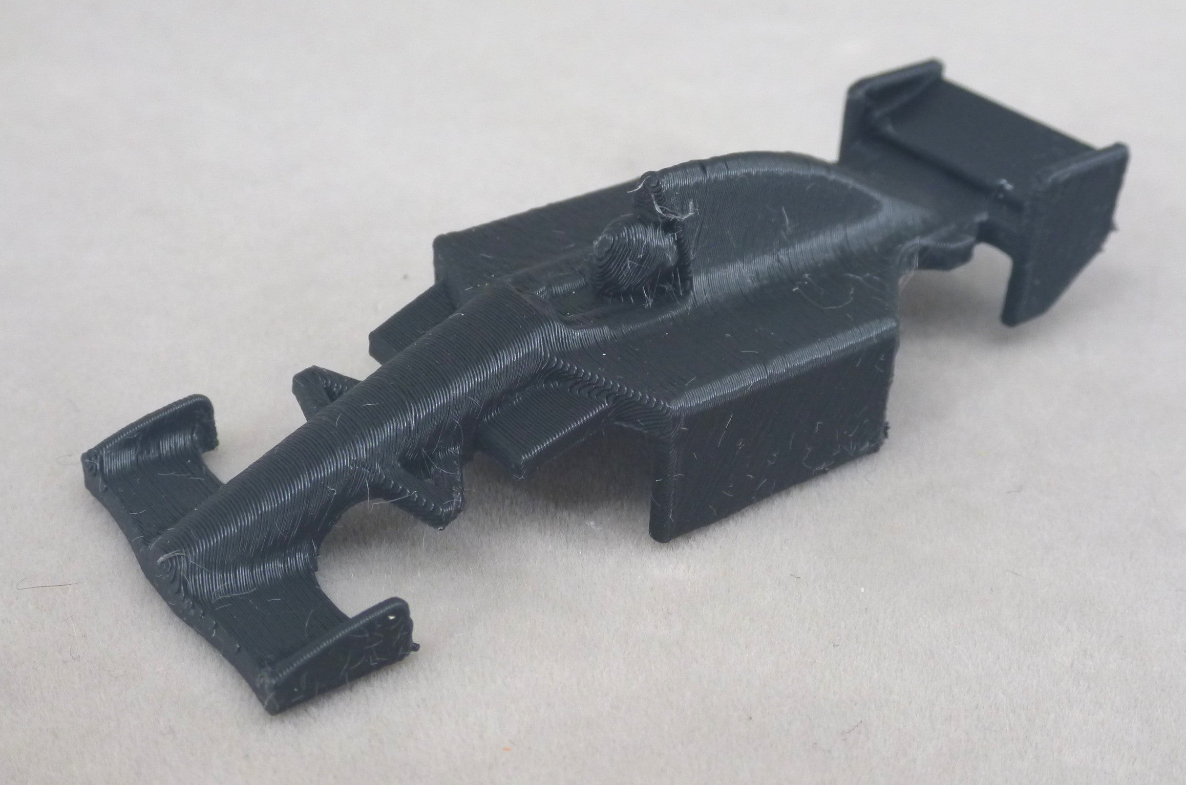 3D Printed Indy Car Hard Body - Black