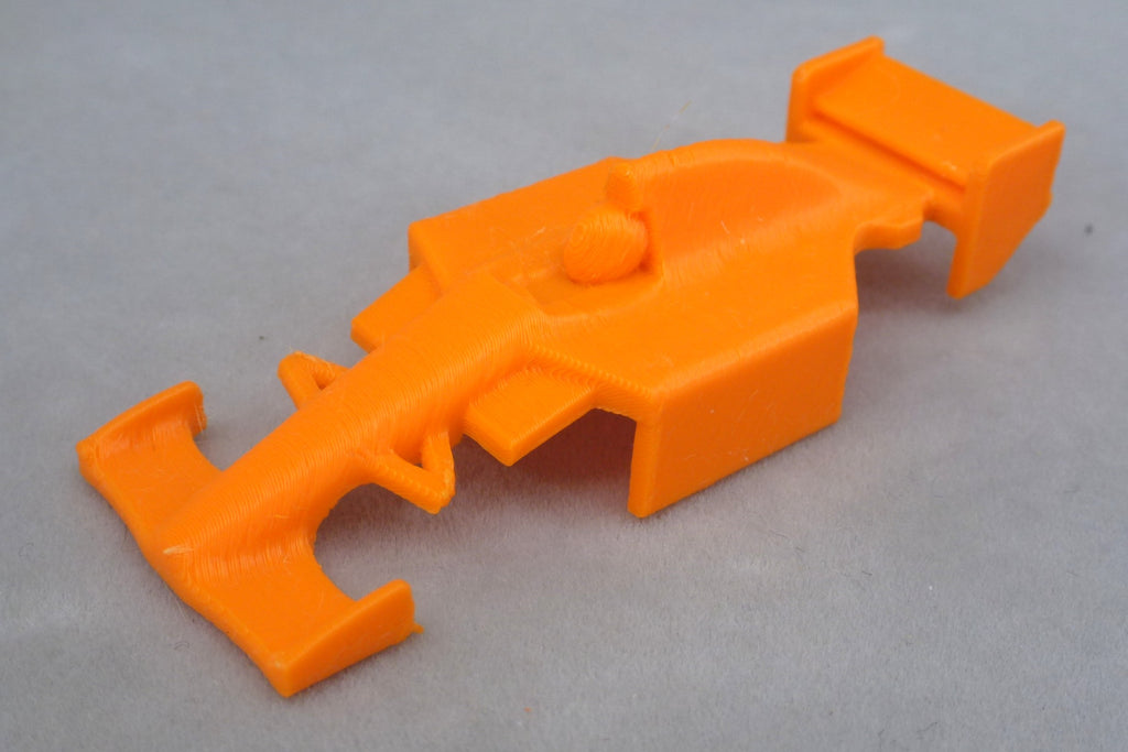 3D Printed Indy Car Hard Body - Orange