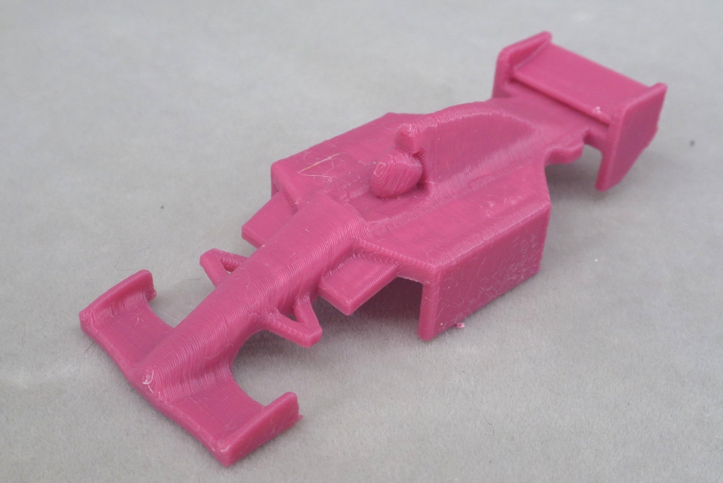 3D Printed Indy Car Hard Body - Wine Red