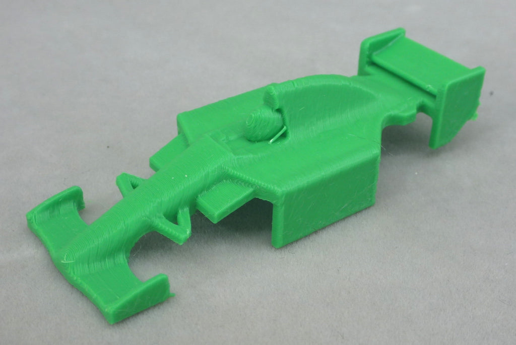 3D Printed Indy Car Hard Body - Medium Green