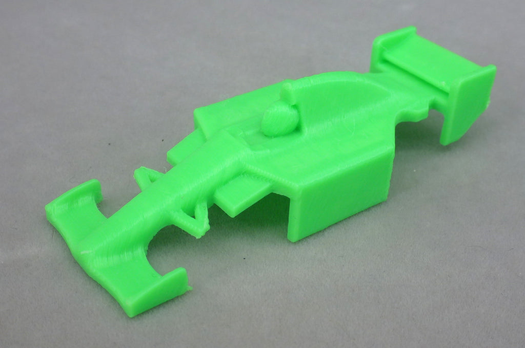3D Printed Indy Car Hard Body - Neon Green