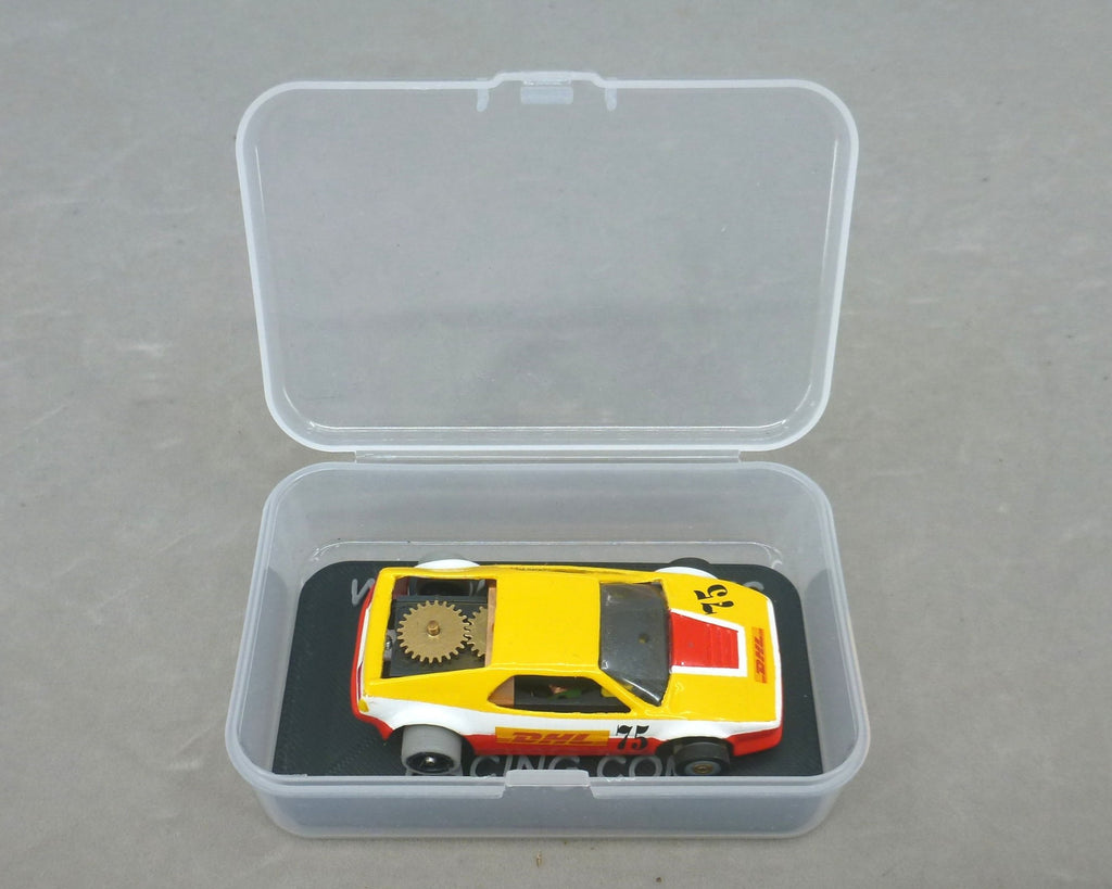 Set of Three (3) Fray/TJet Race Car Cases with Chassis Stands