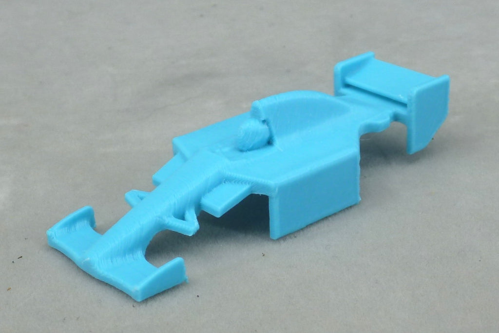 3D Printed Indy Car Hard Body - Light Blue