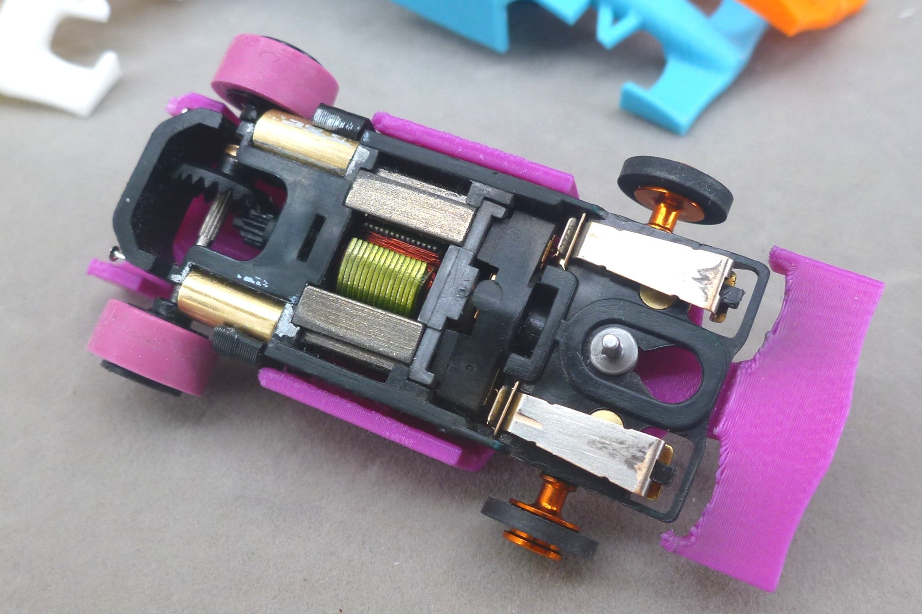 3D Printed Indy Car Hard Body - Yellow