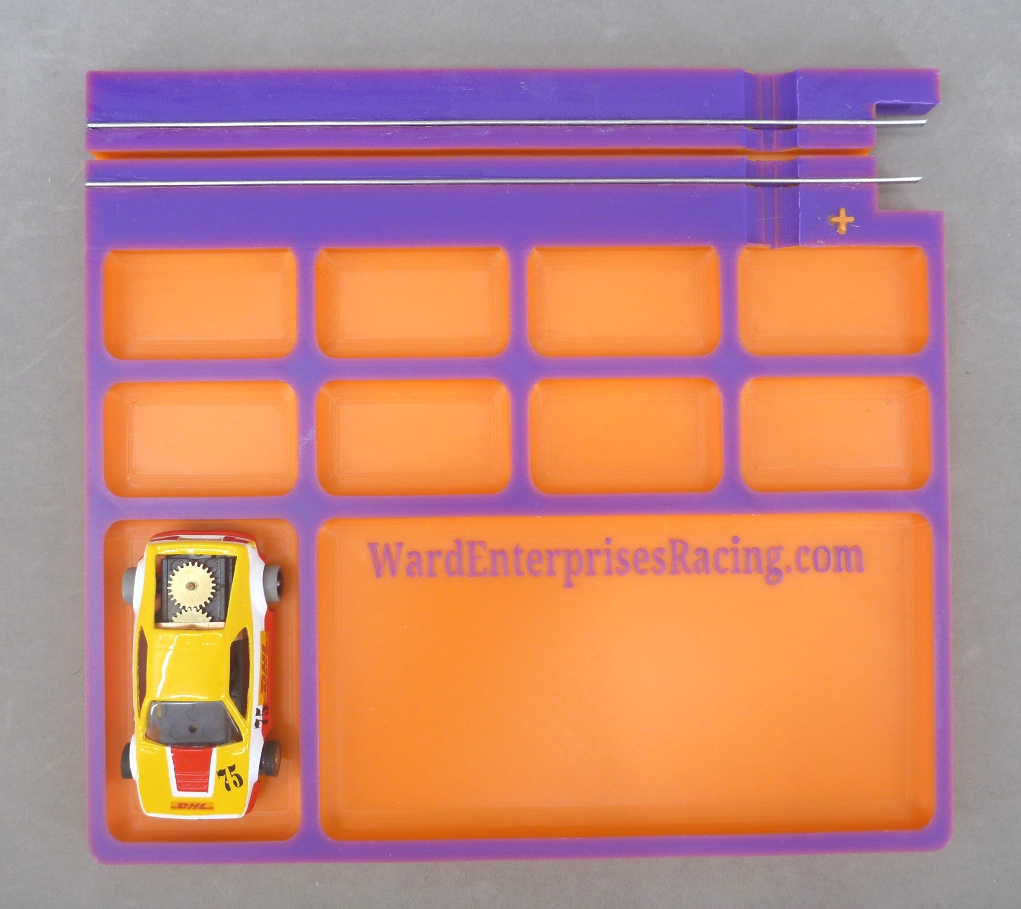 Benchtop Building Tray with Run-In Rails