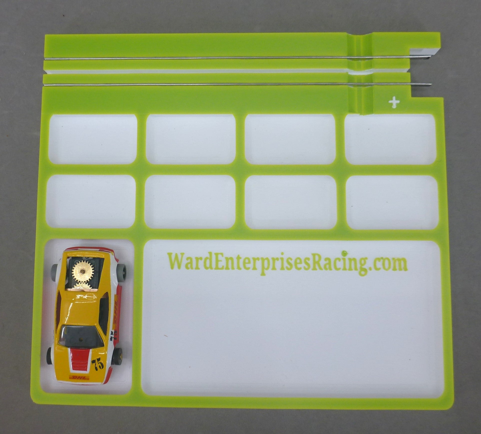 Benchtop Building Tray with Run-In Rails