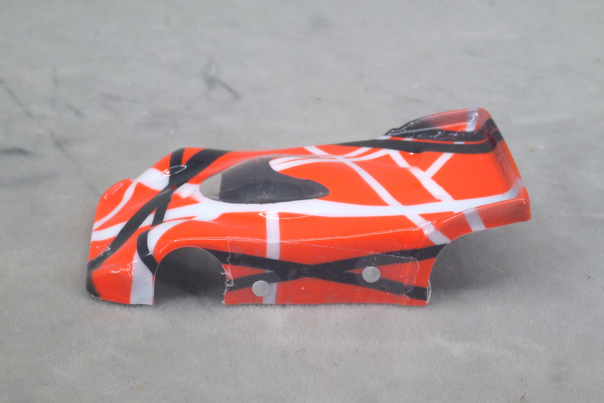 Helter Skelter (Red) - Professionally Painted Lexan HO Slot Car Body