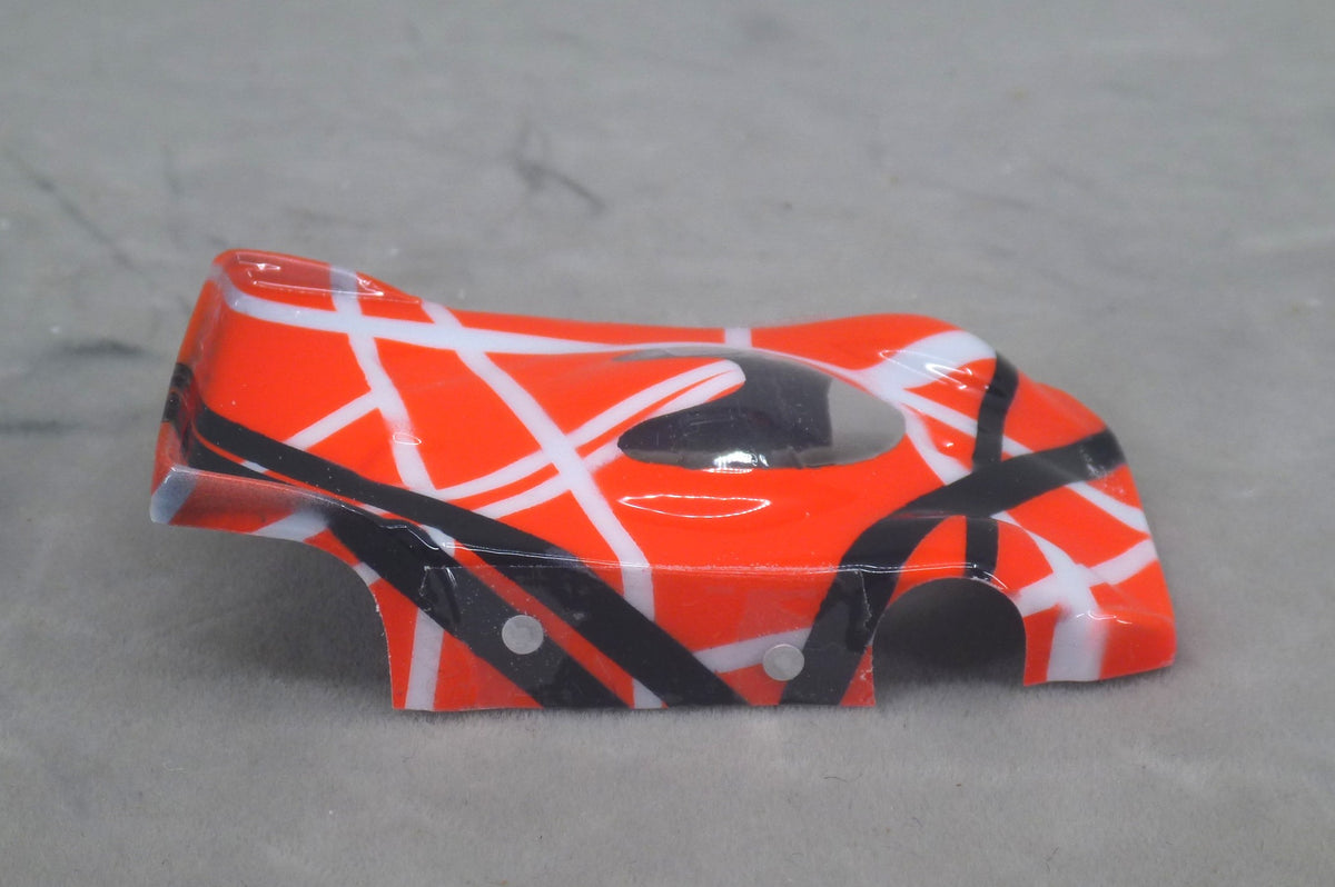 Helter Skelter (Red) - Professionally Painted Lexan HO Slot Car Body