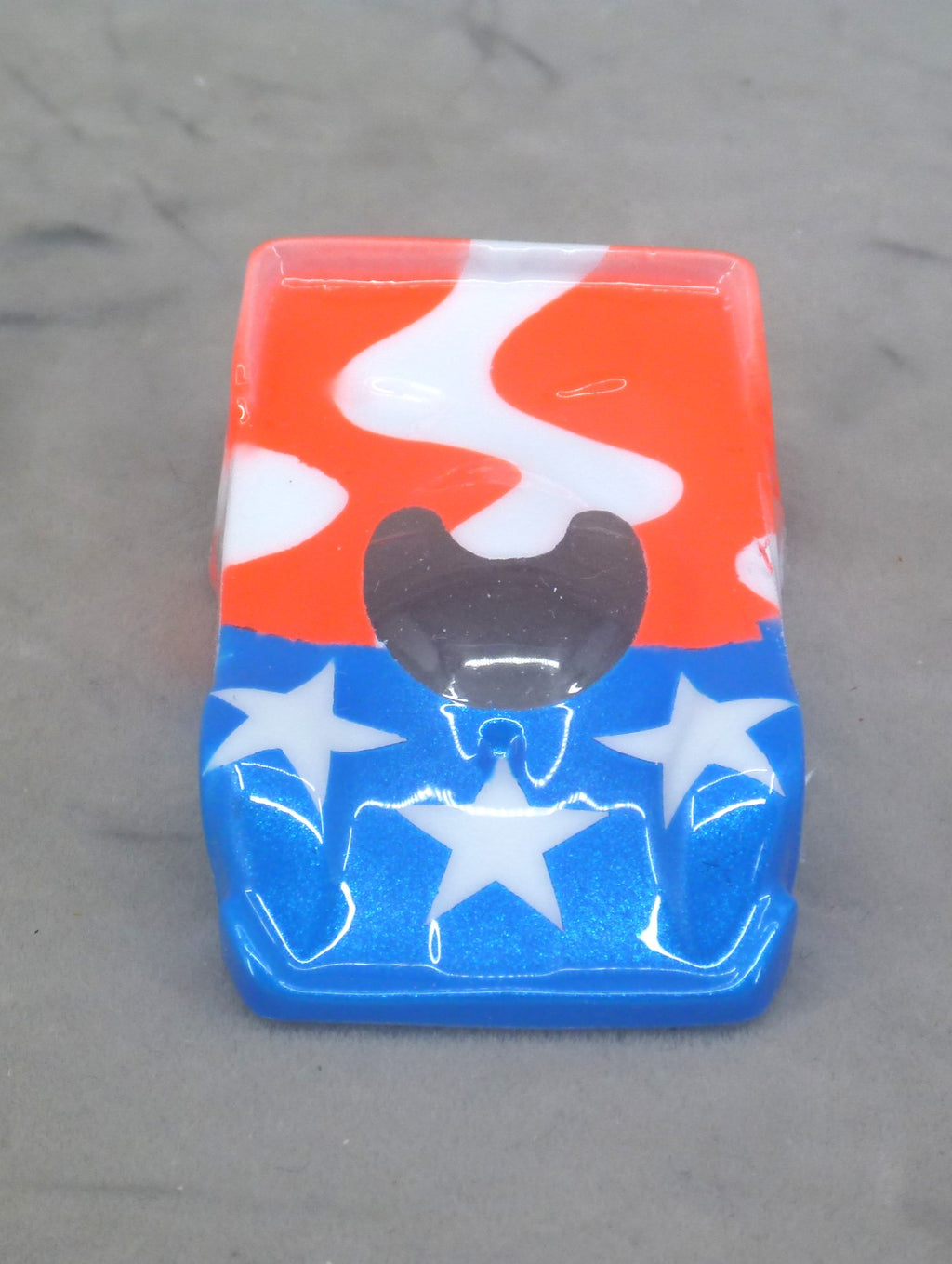 Stars and Stripes (design #2) - Professionally Painted Lexan HO Slot Car Body