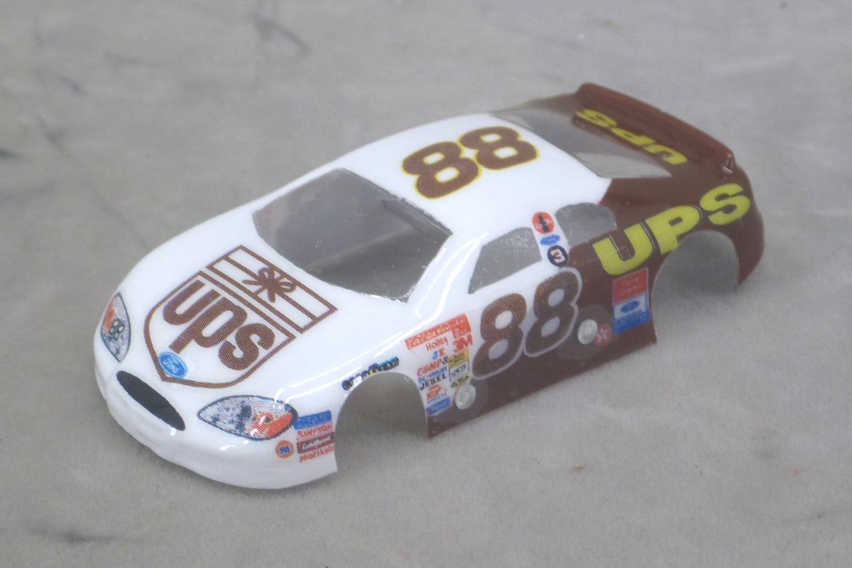 NASCAR (UPS) - Professionally Painted Lexan HO Slot Car Body