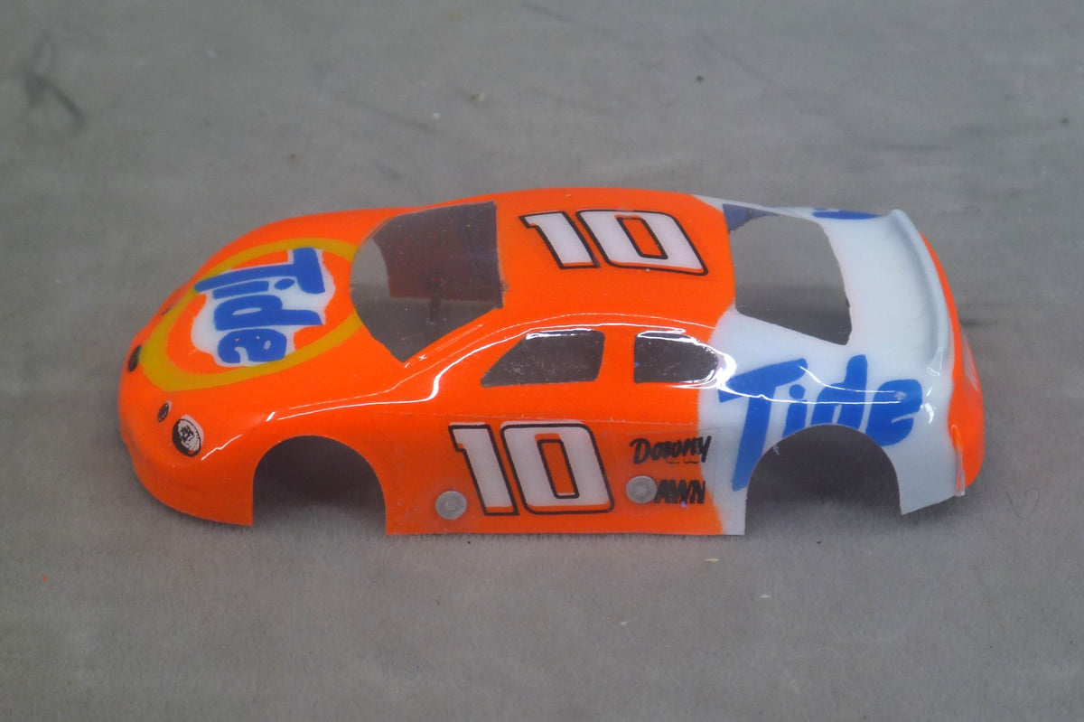 NASCAR (Tide) - Professionally Painted Lexan HO Slot Car Body