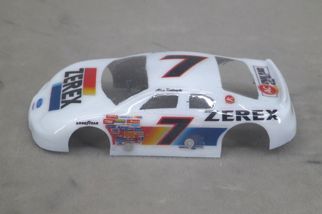 NASCAR (Zerex) - Professionally Painted Lexan HO Slot Car Body