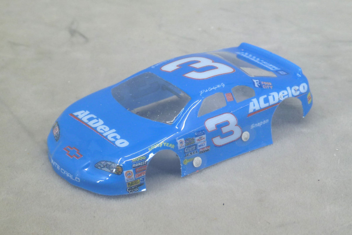 NASCAR (AC Delco) - Professionally Painted Lexan HO Slot Car Body
