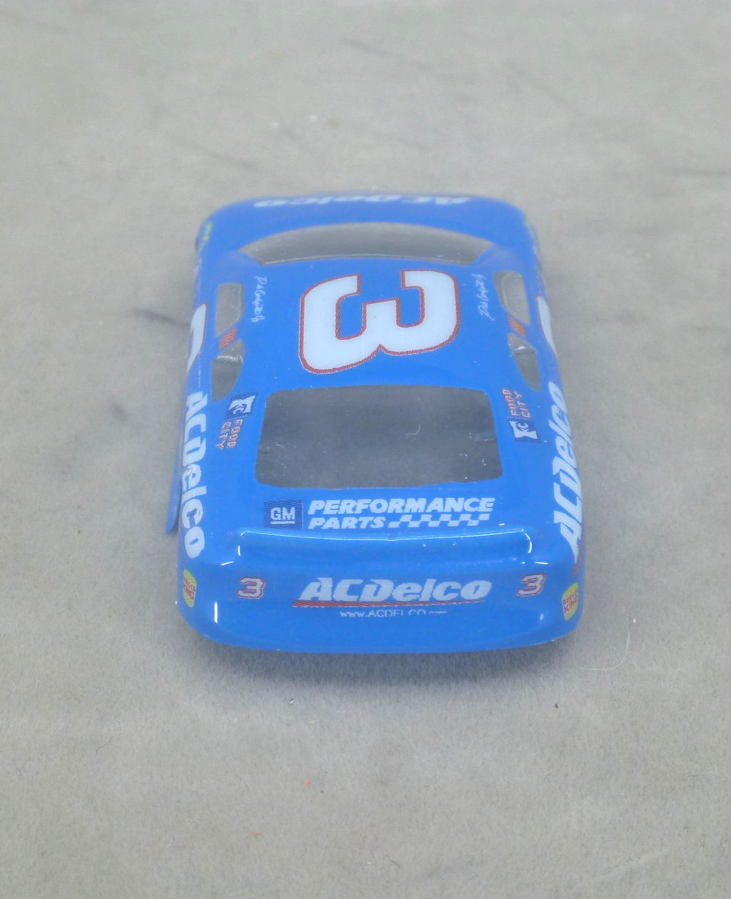 NASCAR (AC Delco) - Professionally Painted Lexan HO Slot Car Body
