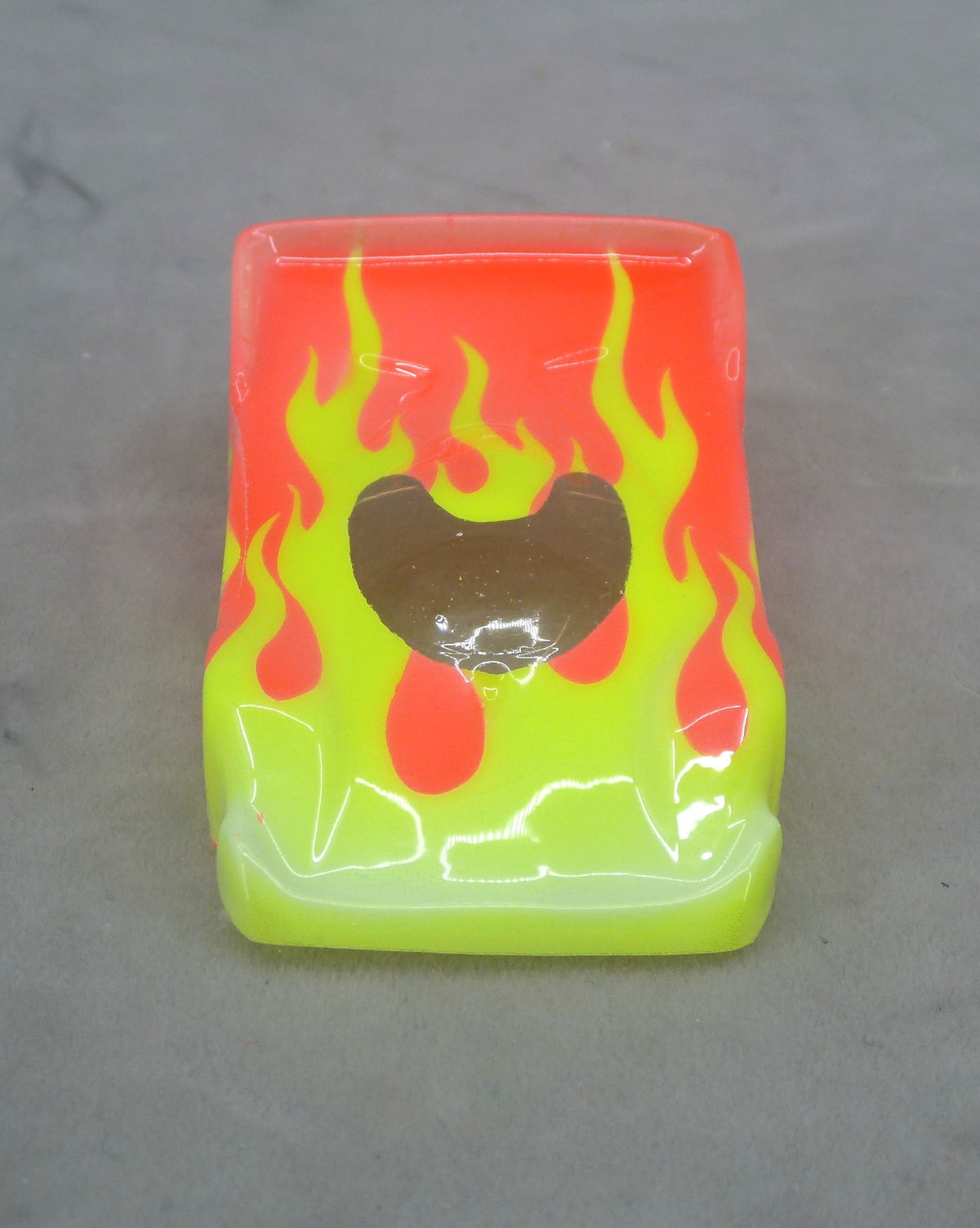 Flames (Orange) - Professionally Painted Lexan HO Slot Car Body