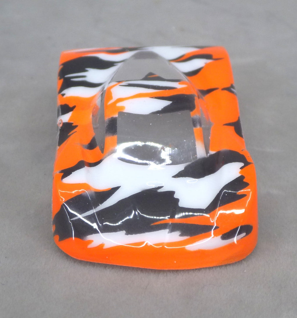 Shatter (Orange) - Professionally Painted Lexan HO Slot Car Body