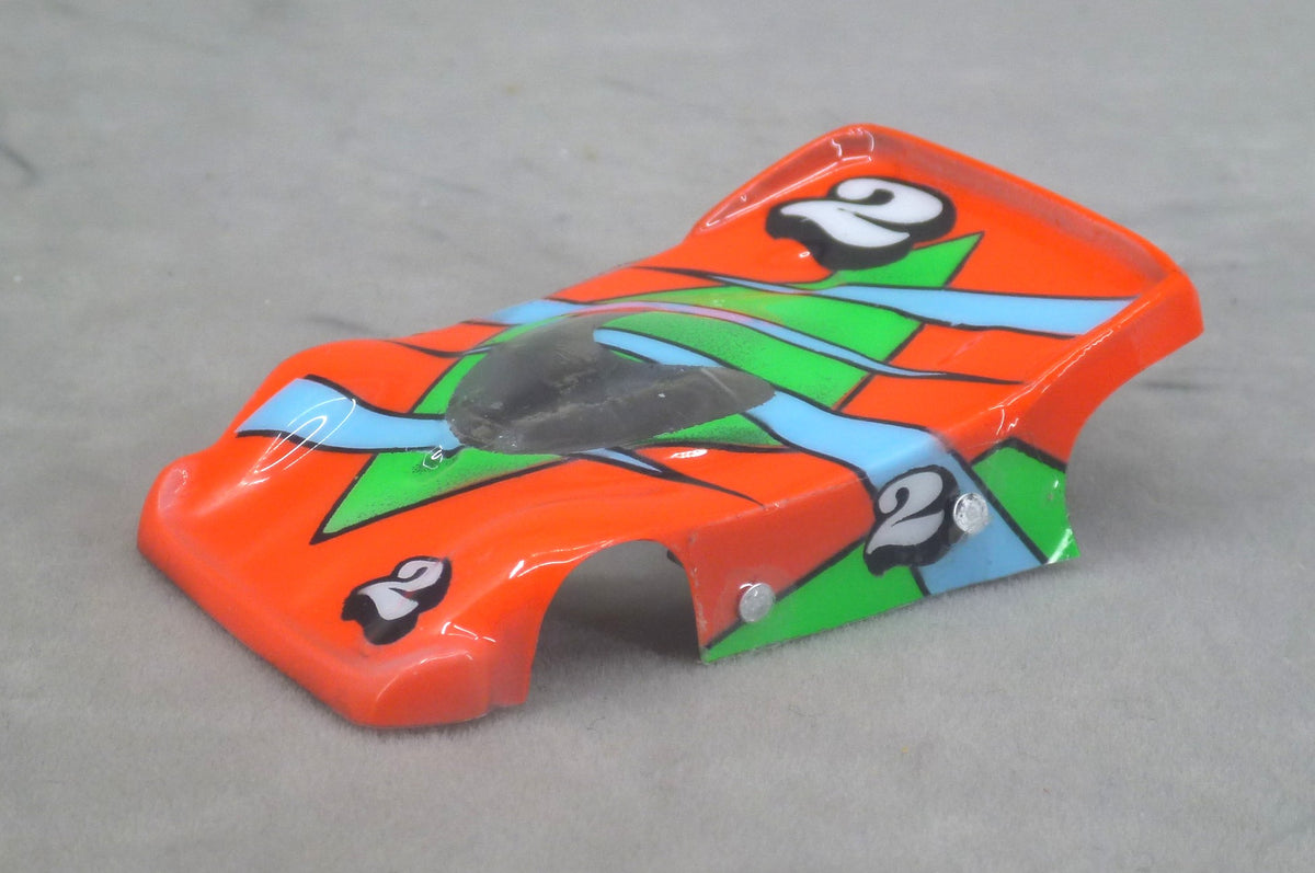 Neon Ribbon (Red) - Professionally Painted Lexan HO Slot Car Body
