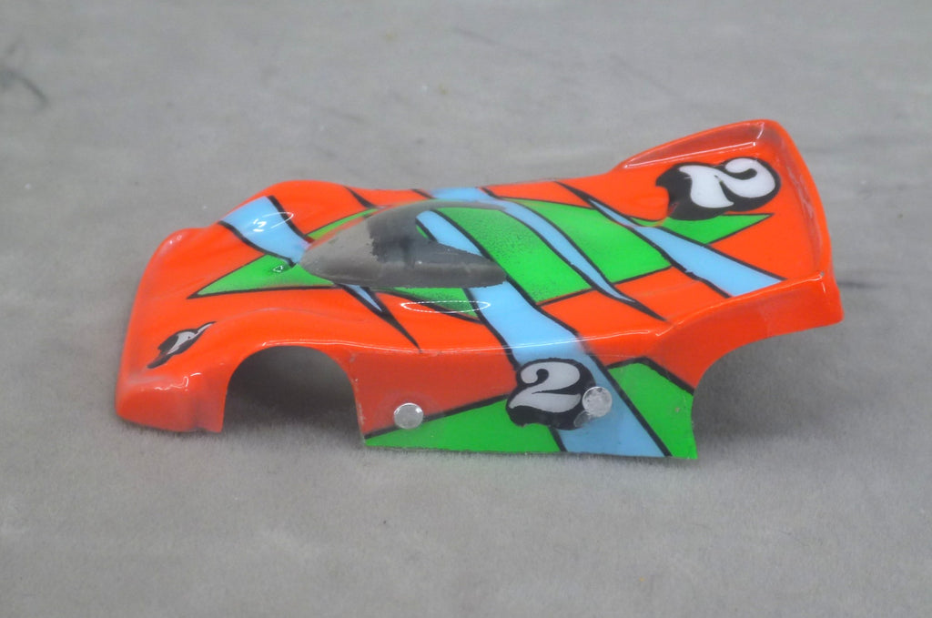 Neon Ribbon (Red) - Professionally Painted Lexan HO Slot Car Body