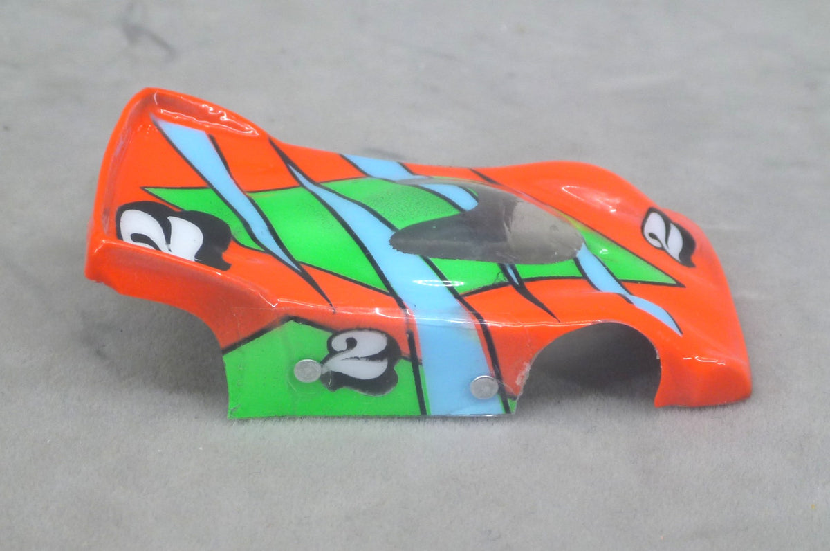 Neon Ribbon (Red) - Professionally Painted Lexan HO Slot Car Body