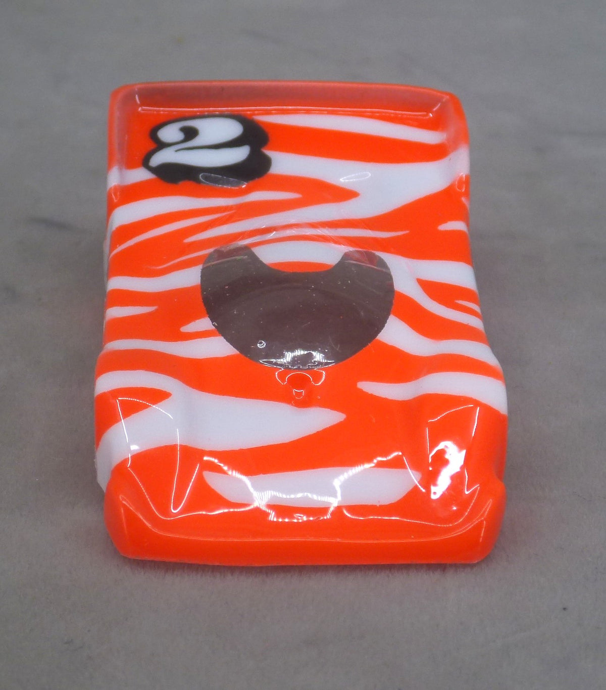 Wild Current (Red-Orange) - Professionally Painted Lexan HO Slot Car Body