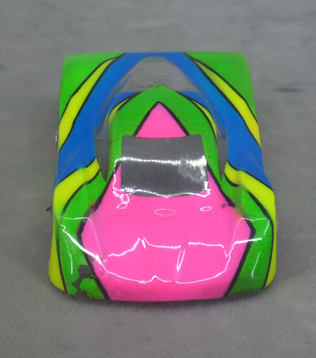 Vector Strike (Pink/Green/Blue) - Professionally Painted Lexan HO Slot Car Body