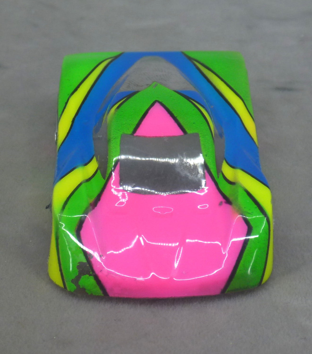 Vector Strike (Pink/Green/Blue) - Professionally Painted Lexan HO Slot Car Body