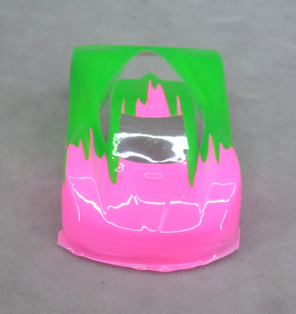 Toxic Pop (Fade Flame) Professionally Painted Lexan HO Slot Car Body