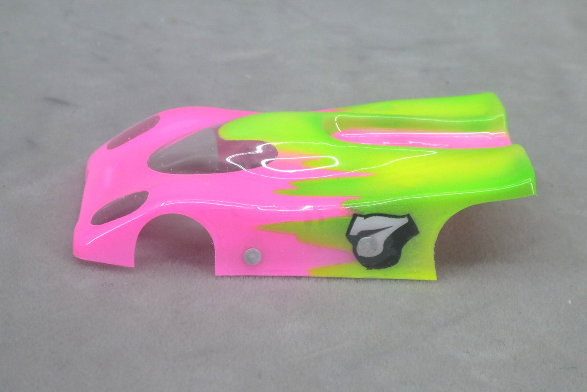 Toxic Pop (Flame Sweep)- Professionally Painted Lexan HO Slot Car Body